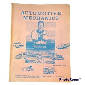 Vtg Automotive Mechanics Commercial Trade Institute AM 55 to 56 Air Conditioner